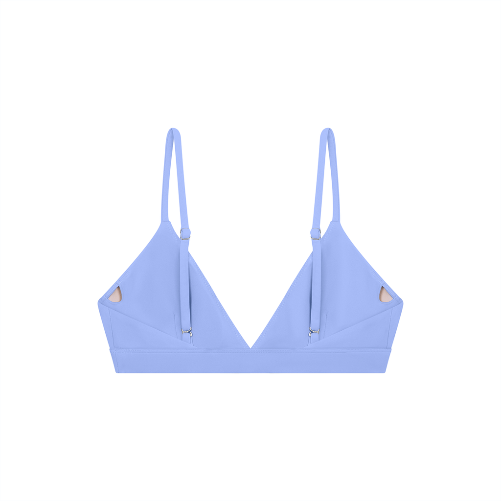 Cropped V-Neck Reclaimed Sports Bra
