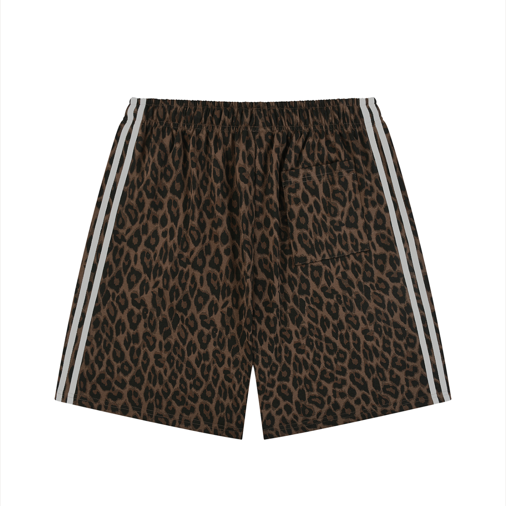 Reclaimed Heavyweight Leopard Shorts