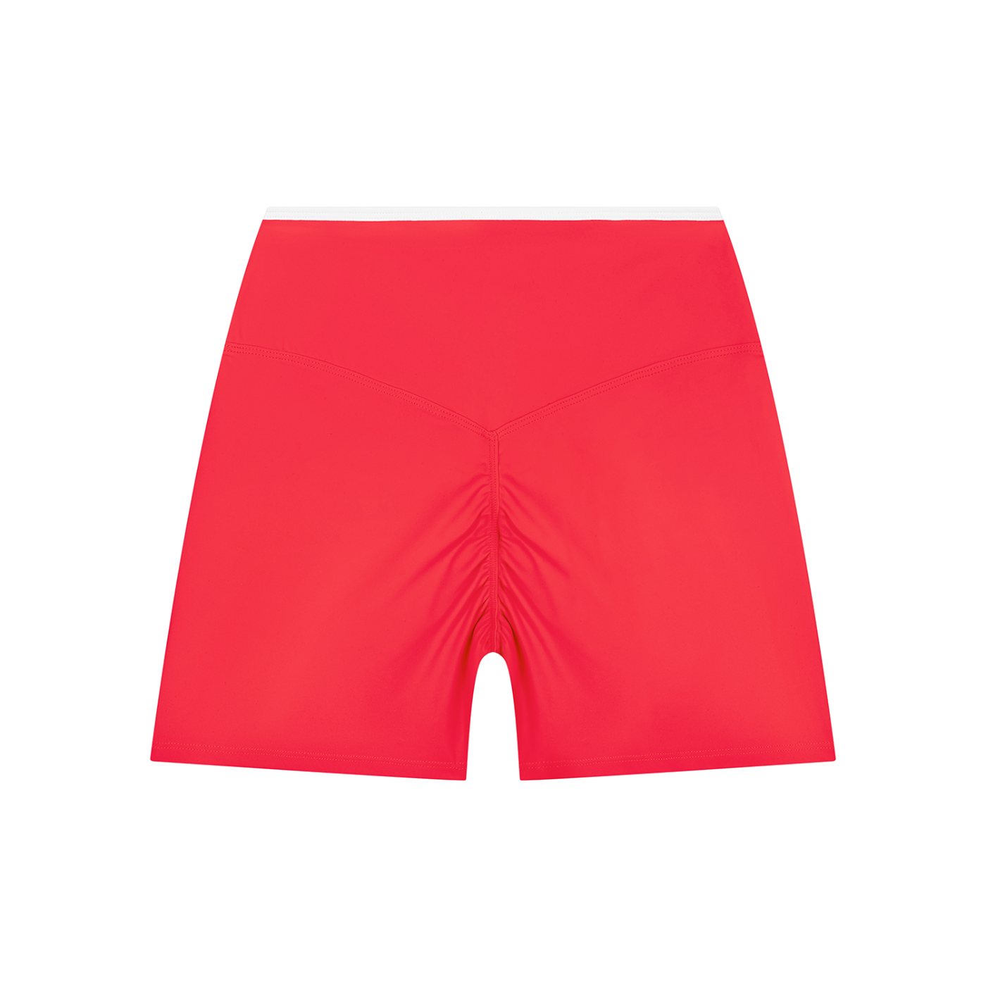 High Rise Block Yoga Shorts
