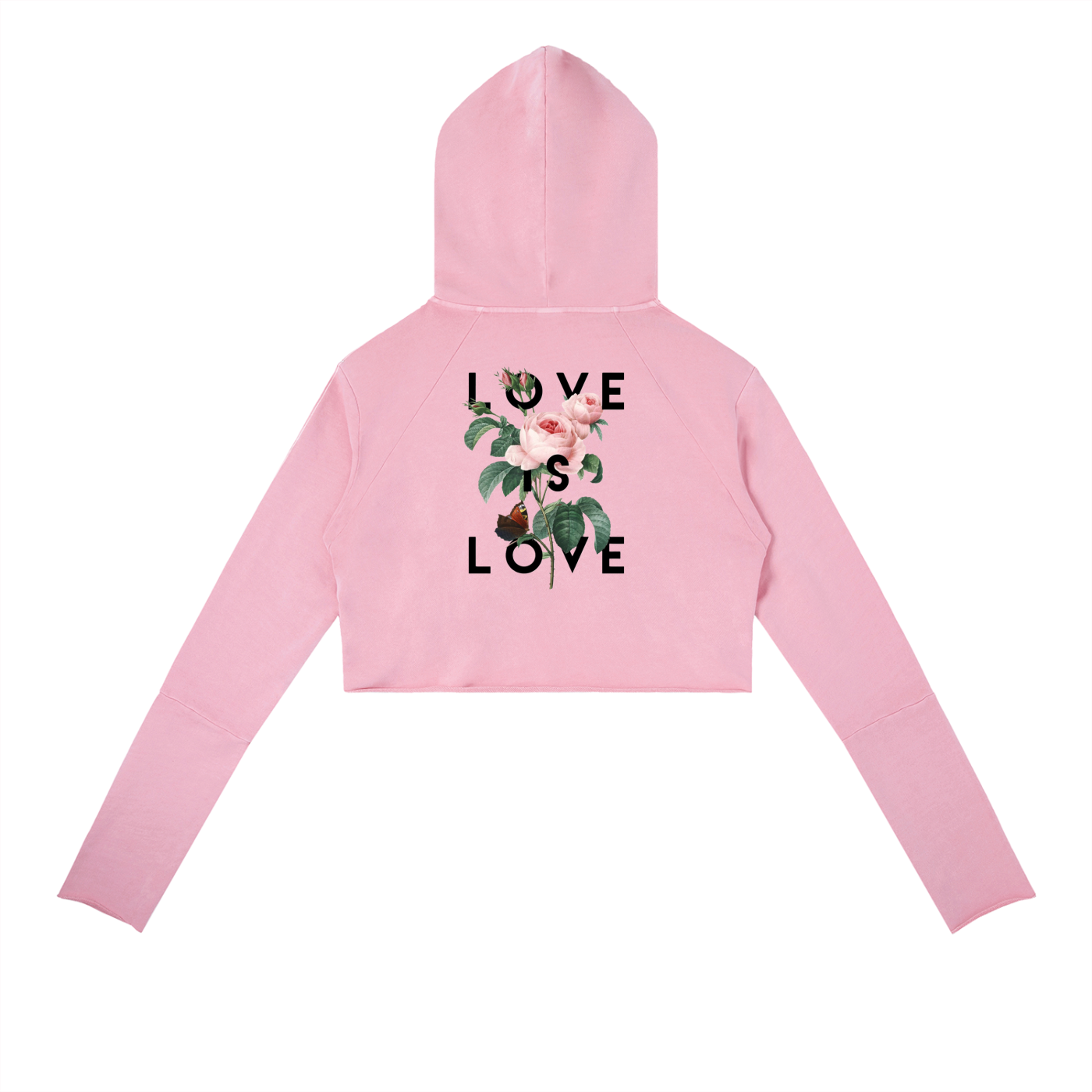 Vintage Washed Raw Edge Hoodie