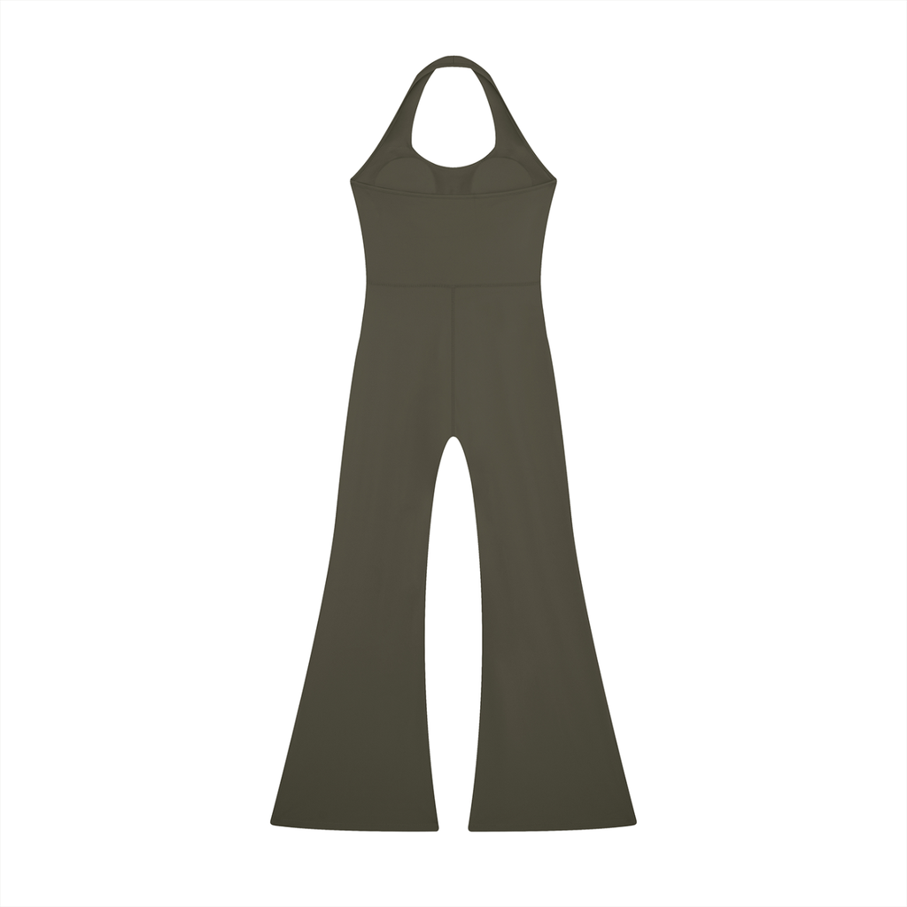 Revivals Halter Flared Jumpsuit