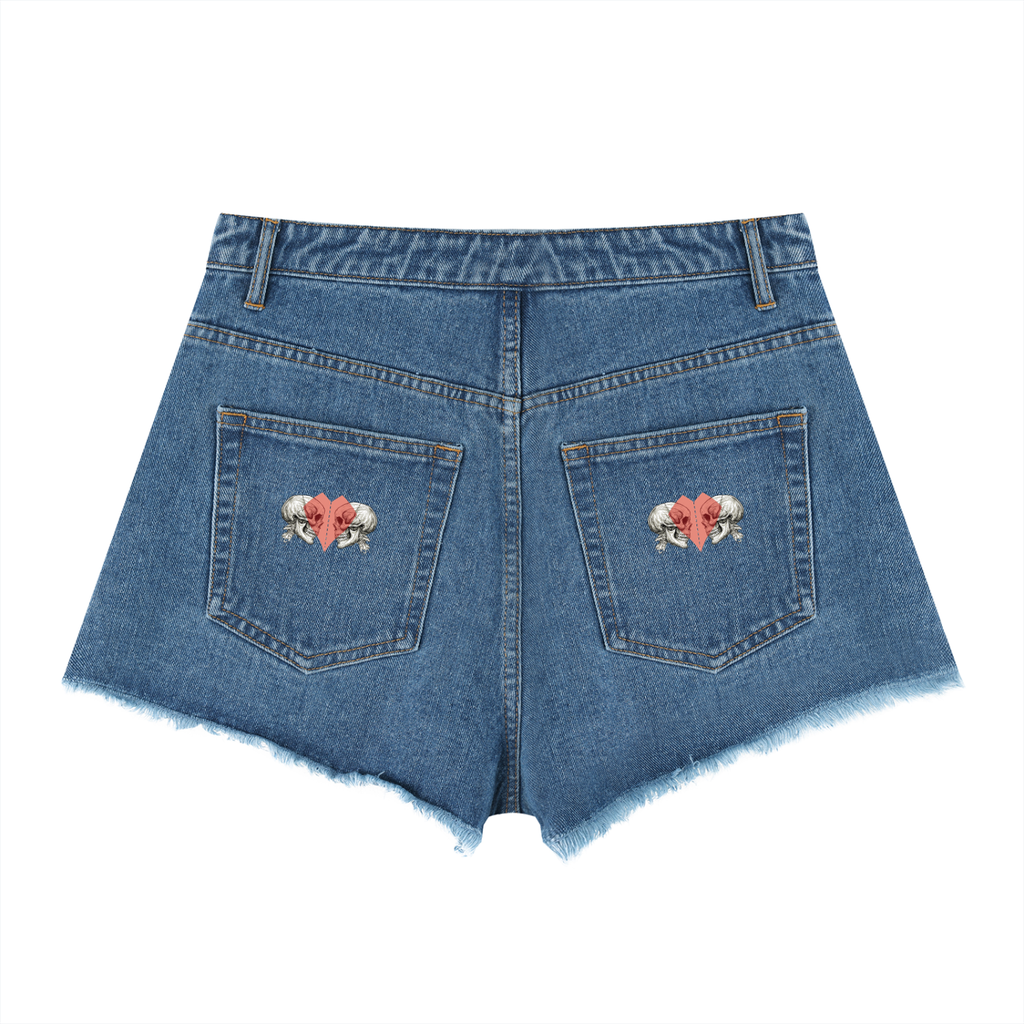 Vintage High Rise Denim Shorts