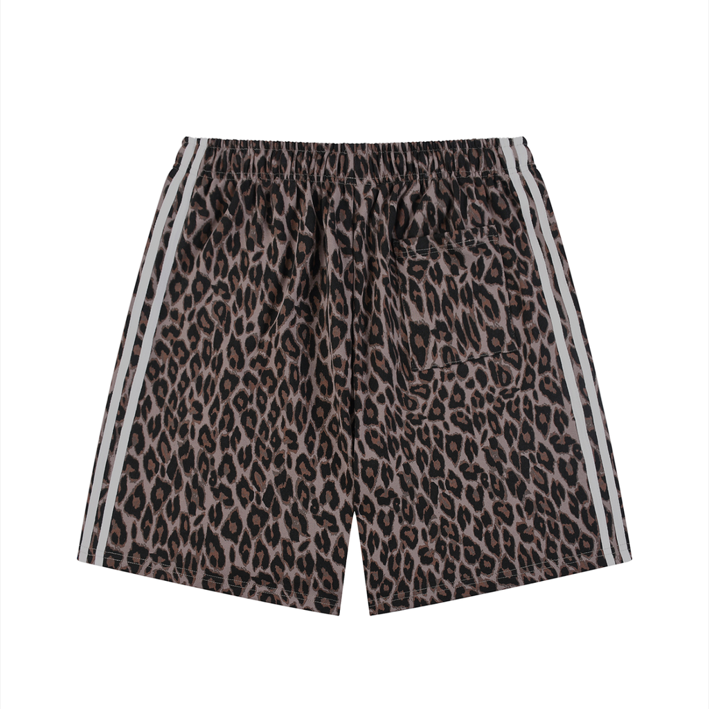 Reclaimed Heavyweight Leopard Shorts