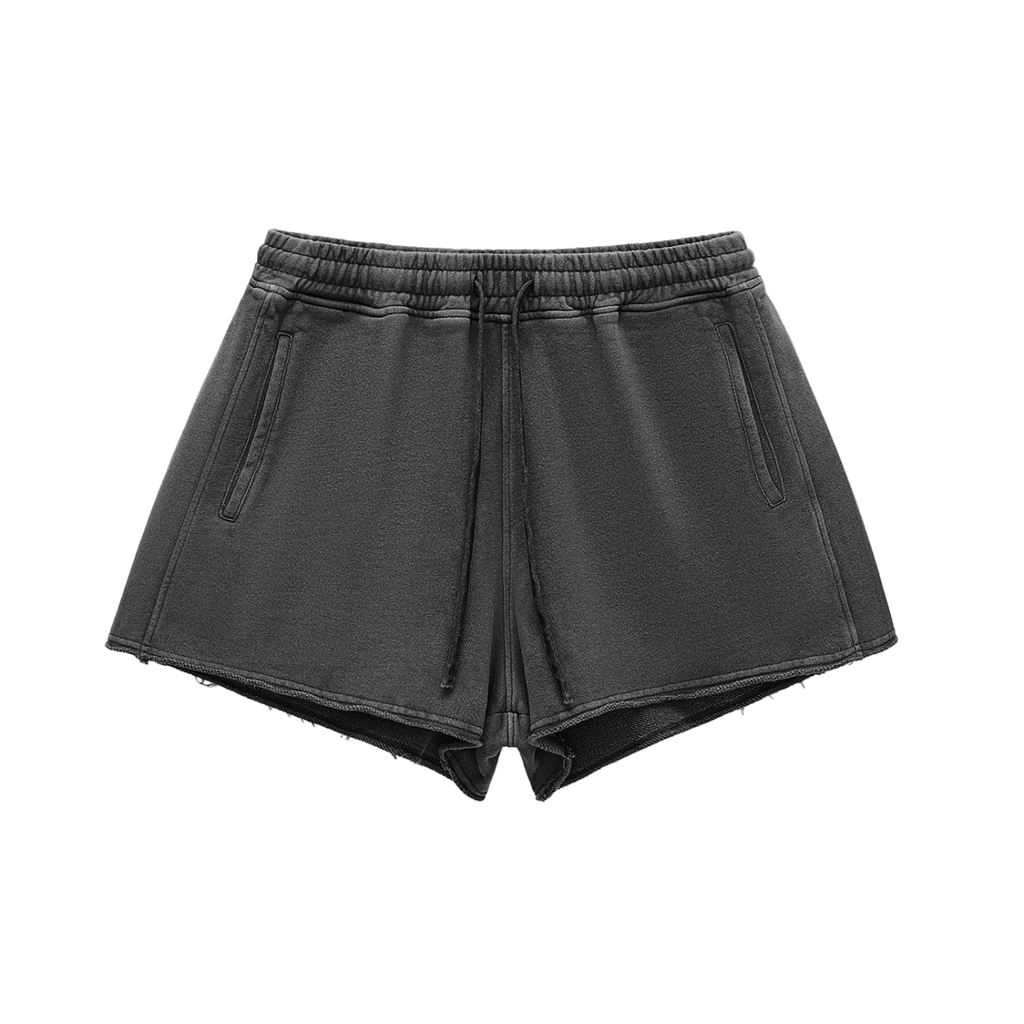 Reclaimed Washed Raw Edge Shorts