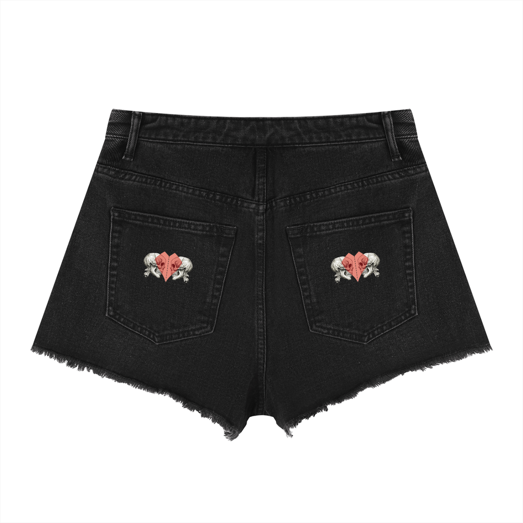 Vintage High Rise Denim Shorts