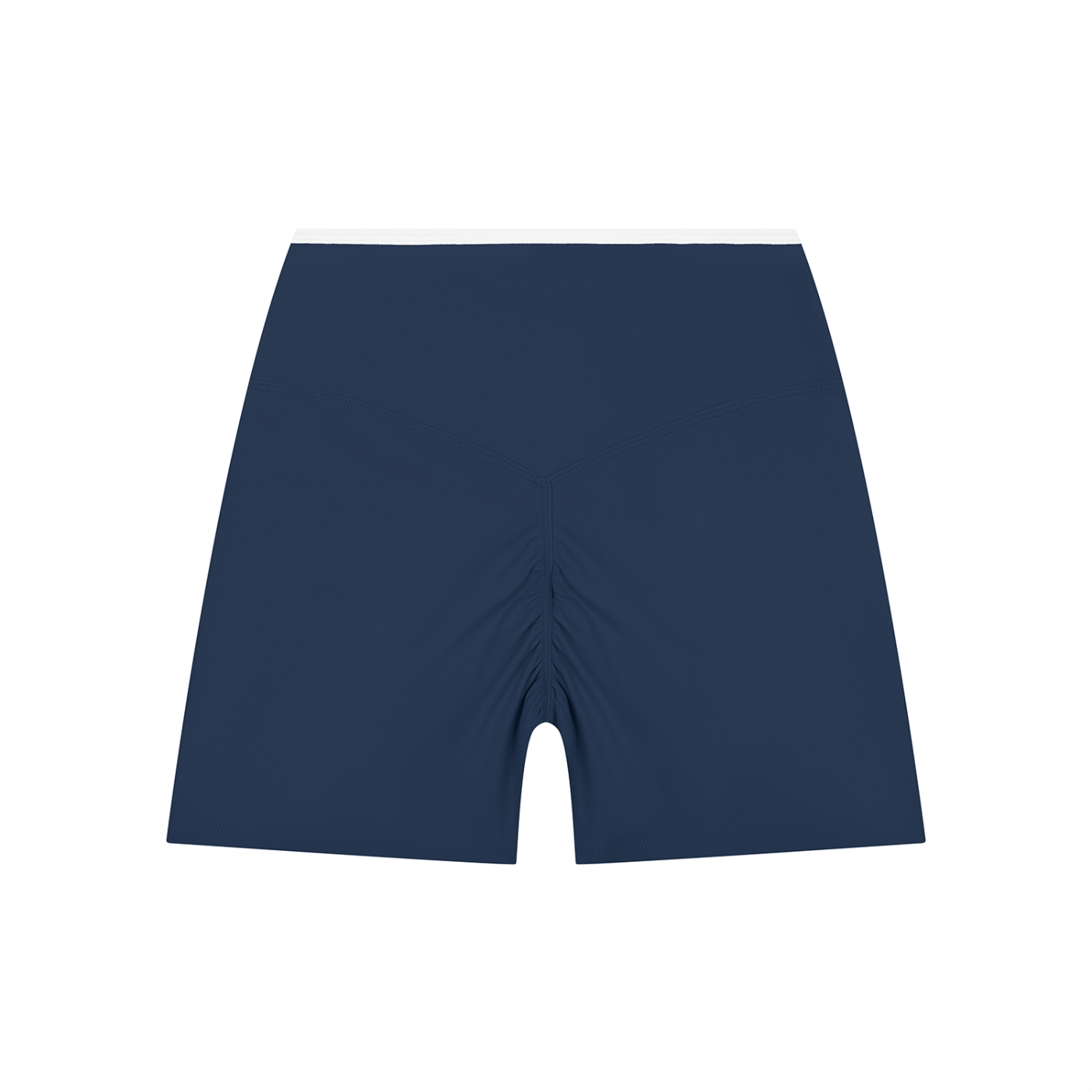 High Rise Block Yoga Shorts