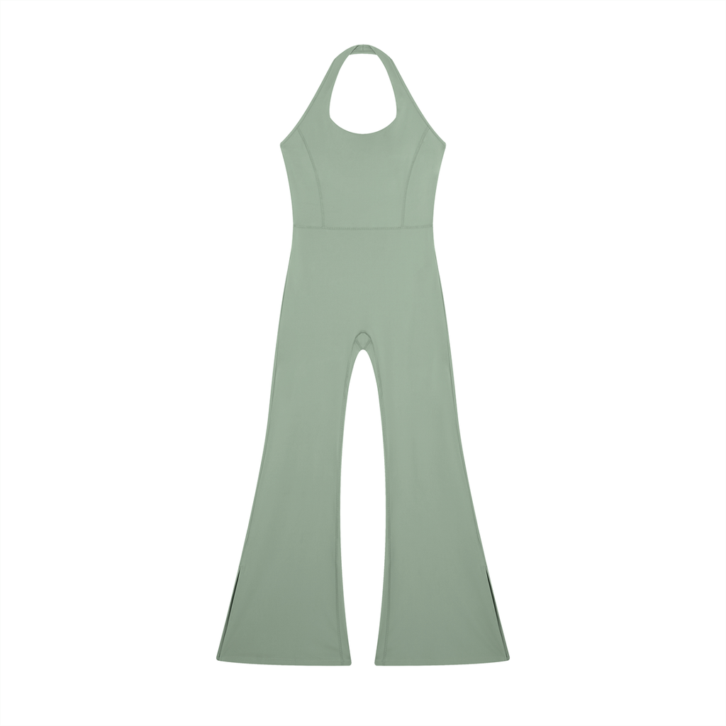 Revivals Halter Flared Jumpsuit