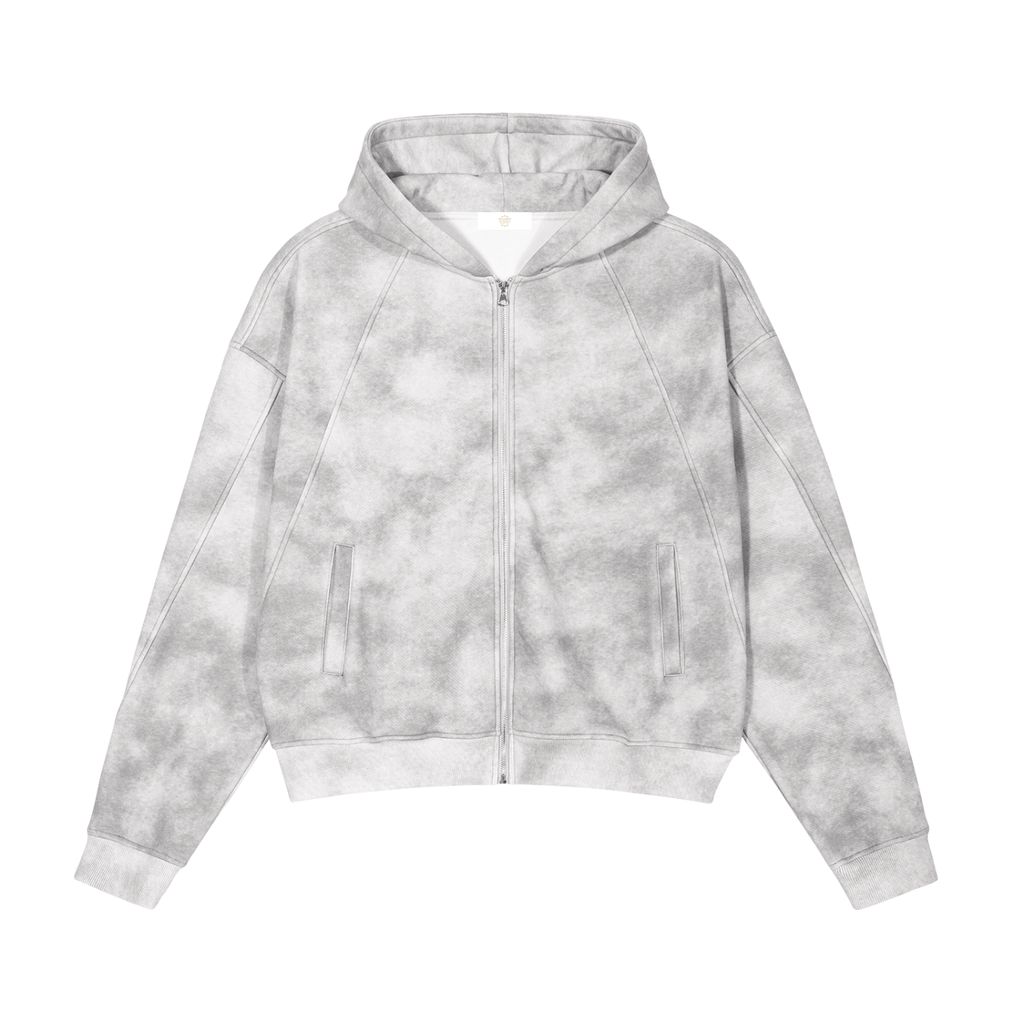 Revival Crest Washed Zip Hoodie