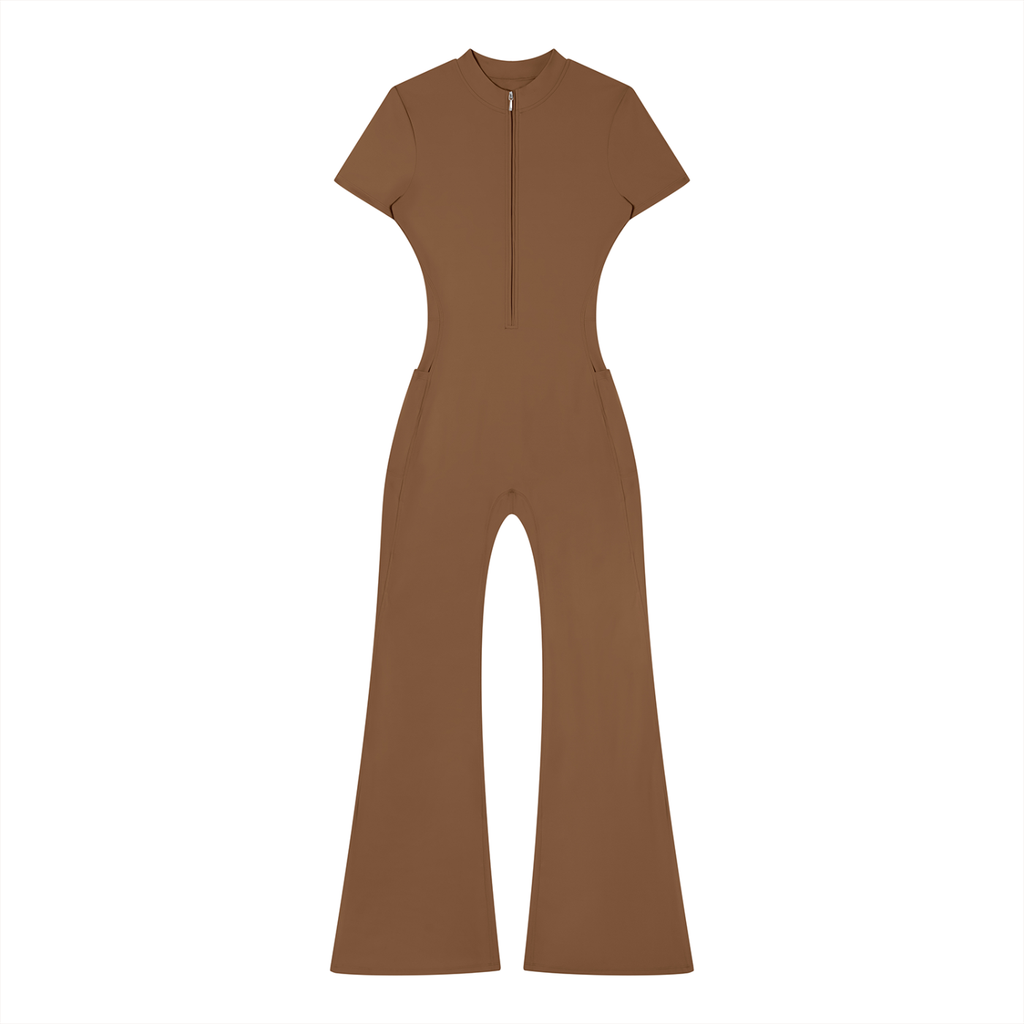Revivals Tight Flared Leg Jumpsuit