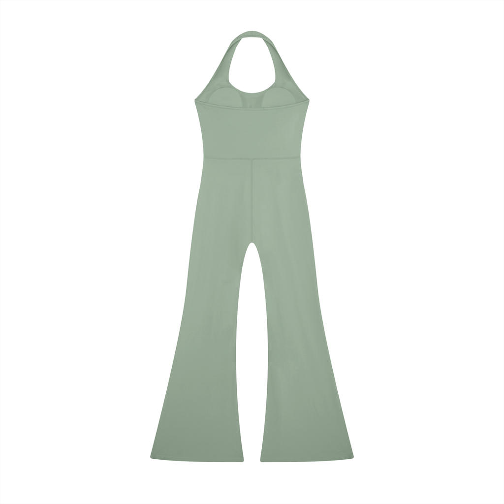Revivals Halter Flared Jumpsuit